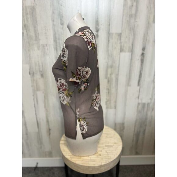 Mesh floral top - Picture 3 of 6